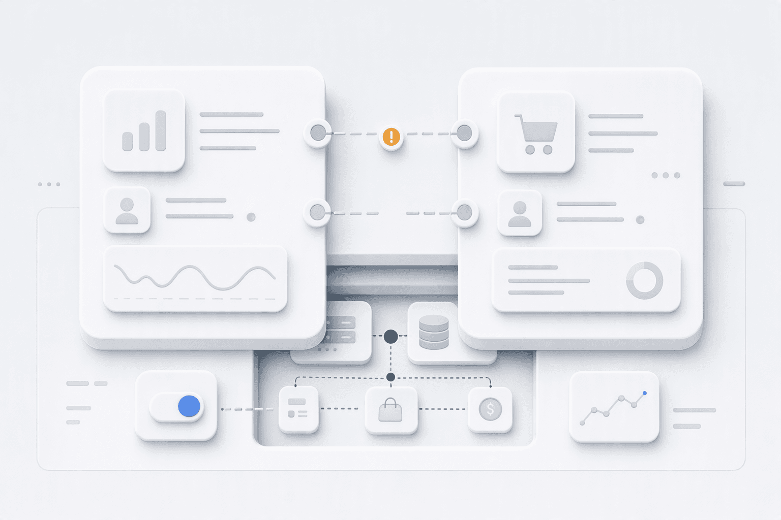 Dashboard showing Meta ROAS next to backend revenue numbers that do not reconcile