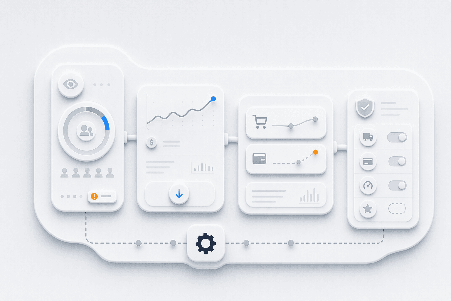 Meta Ads Manager report dashboard showing frequency, CPM, and cost per purchase columns