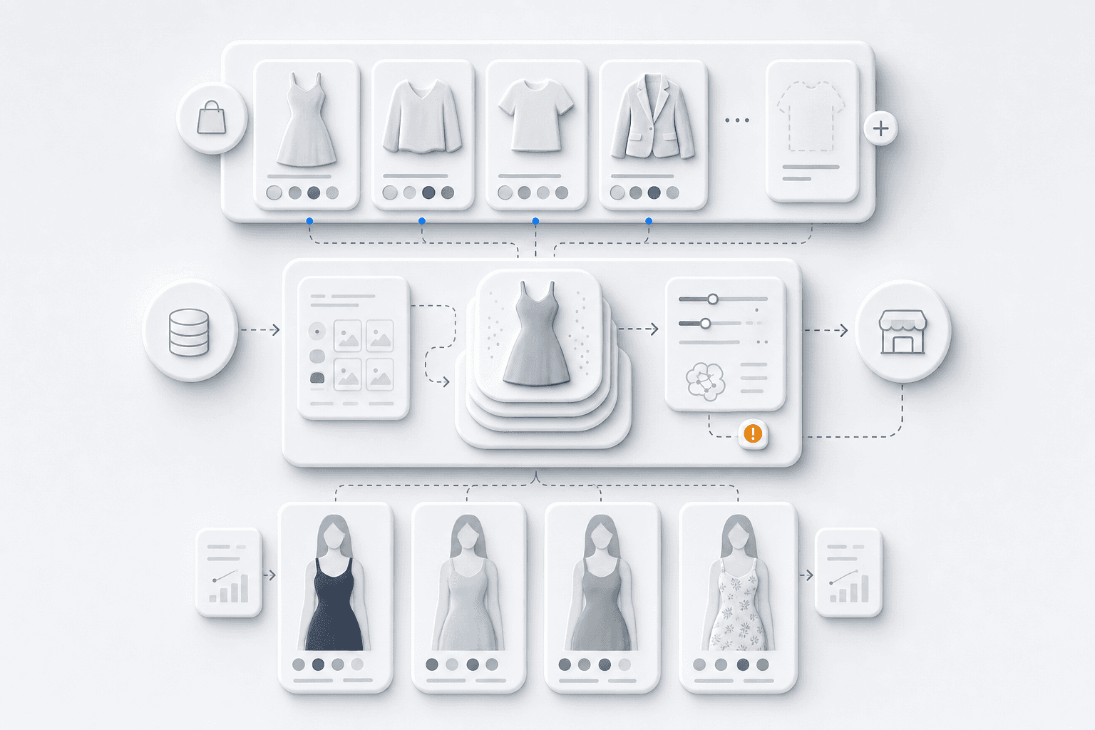 AI virtual try-on on a Shopify product page